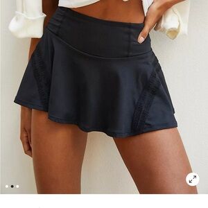 Black Free people movement “pleats and thank you”skort SIZE S